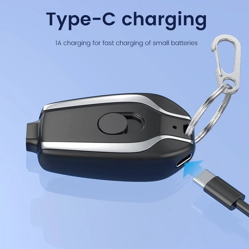 Chaveiro Mini Power Bank 1500mAh