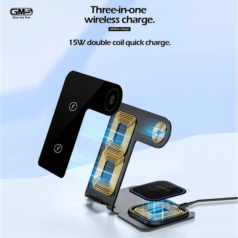 Carregador Wireless 3 em 1
