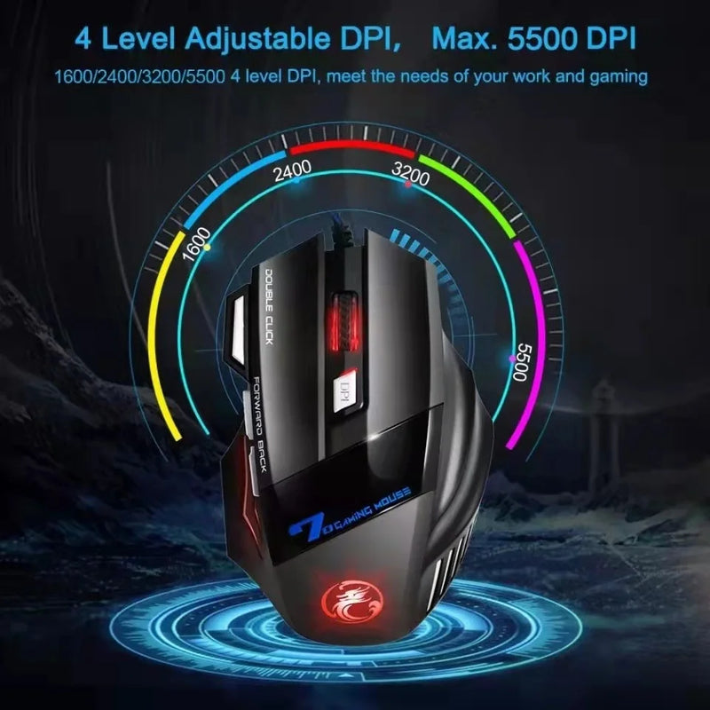Mouse Gamer X7 3200 DPI