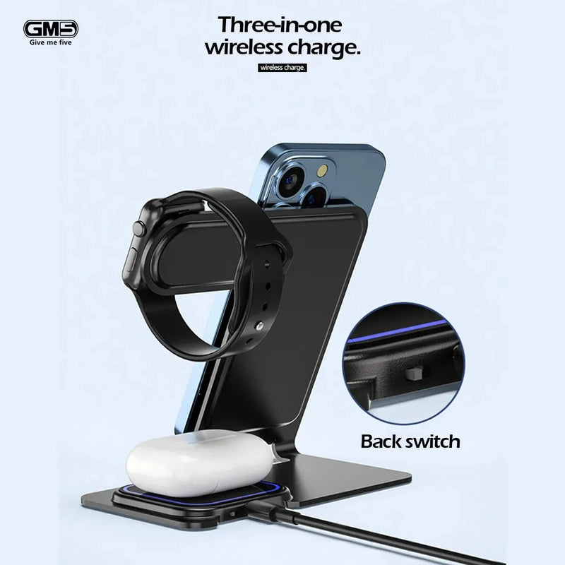 Carregador Wireless 3 em 1
