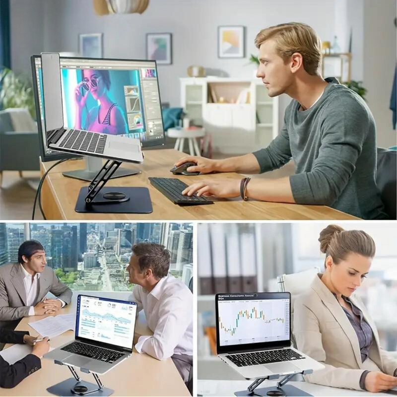 Suporte Giratório 360° para Notebook