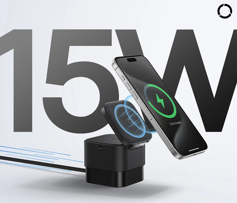 Carregador Magnético Wireless Baseus 25W 2 in 1
