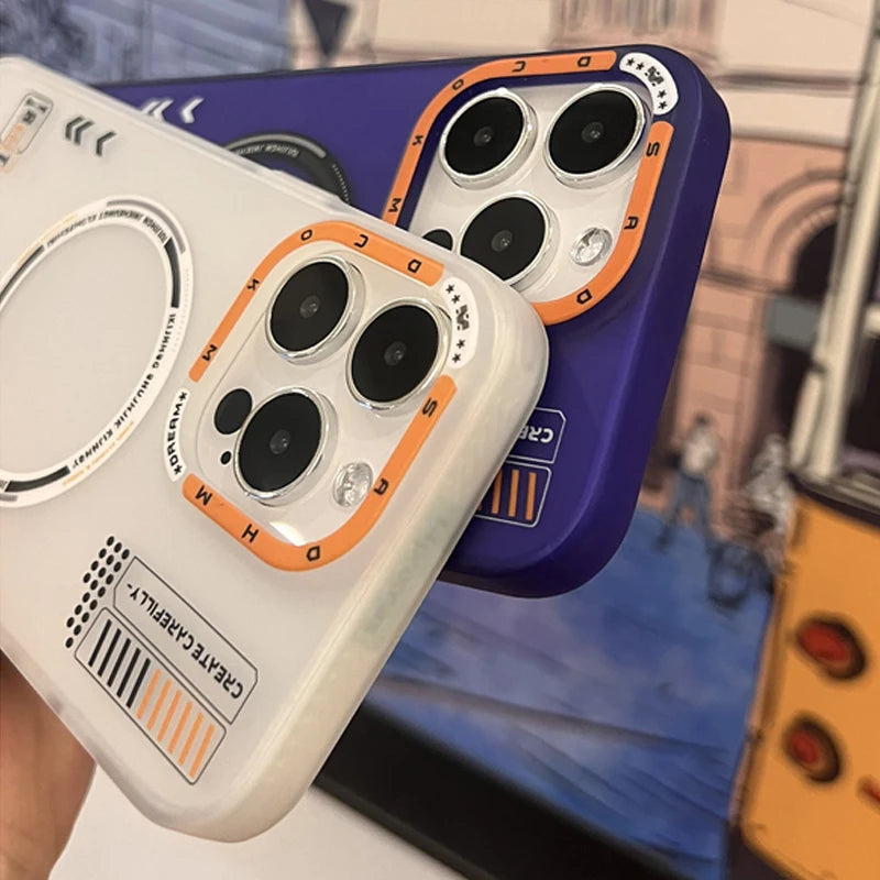 Case Moderna Magnética Com Magsafe Para Iphone