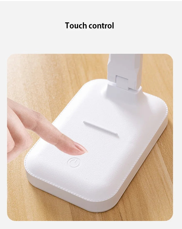 Luminária de Mesa LED com Ajuste de Ângulo e Brilho