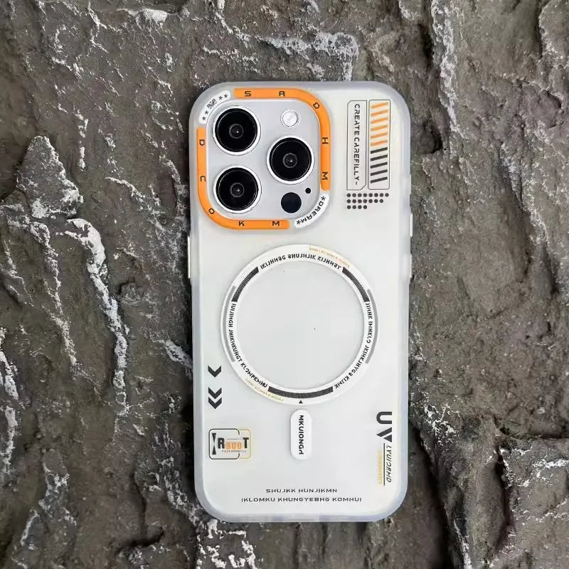 Case Moderna Magnética Com Magsafe Para Iphone