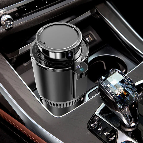 ThermoCup Pro – Suporte Inteligente de Bebidas para Carros